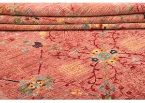 Tappeto Floralia Stilizzato Rosso Mattone Blu 245x306 Cm