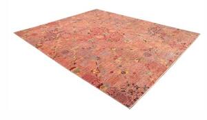 Tappeto Floralia Stilizzato Rosso Mattone Blu 245x306 Cm