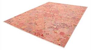 Tappeto Floralia Stilizzato Rosso Mattone Blu 245x306 Cm