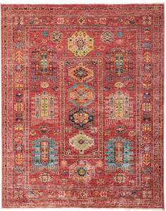 Tappeto Floralia Stilizzato Rosso Blu 151x192 Cm