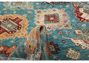 Tappeto Floralia Geometrico Turchese Multicolore 248x312 Cm