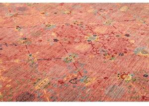 Tappeto Floralia Stilizzato Rosso Mattone Blu 245x306 Cm