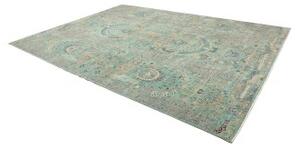 Tappeto Floralia Stilizzato Turchese Grigio 269x366 Cm