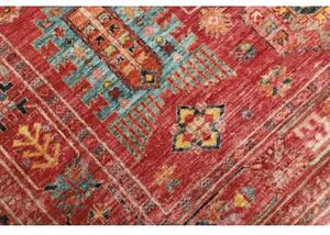 Tappeto Floralia Stilizzato Rosso Blu 151x192 Cm