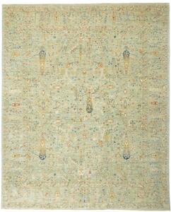 Tappeto Floralia Floreale Verde Salvia Beige 243x304 Cm