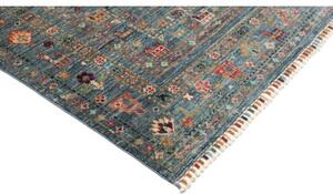 Tappeto Istintia Figurativo Blu Petrolio Rosso Mattone 243x348 Cm