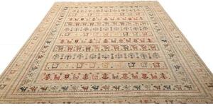 Tappeto Istintia Figurativo Beige Blu 244x306 Cm