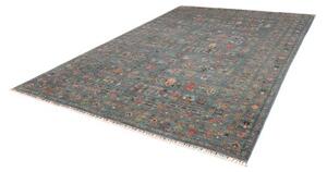 Tappeto Istintia Figurativo Blu Petrolio Rosso Mattone 243x348 Cm