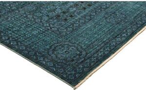 Tappeto Kairo Stilizzato Verde Petrolio Blu Scuro 247x335 Cm