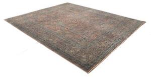 Tappeto Kairo Stilizzato Marrone Rossiccio Verde Petrolio 254x301 Cm