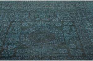Tappeto Kairo Stilizzato Verde Petrolio Blu Scuro 247x335 Cm
