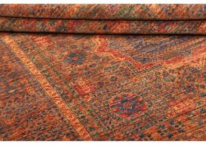 Tappeto Kairo Stilizzato Ruggine Blu 147x205 Cm