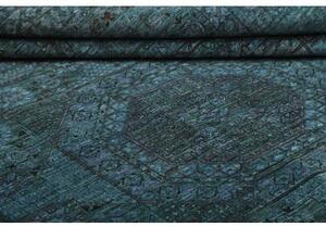 Tappeto Kairo Stilizzato Verde Petrolio Blu Scuro 247x335 Cm