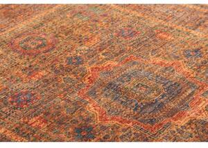 Tappeto Kairo Stilizzato Ruggine Blu 147x205 Cm