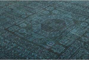 Tappeto Kairo Stilizzato Verde Petrolio Blu Scuro 247x335 Cm