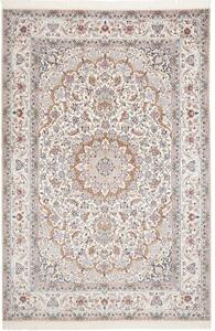 Tappeto Nain 9la Medaglione Floreale Avorio Beige 206x303 Cm