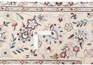 Tappeto Nain 9la Medaglione Floreale Blu Avorio 207x309 Cm