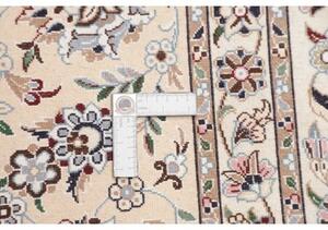 Tappeto Nain 9la Medaglione Floreale Blu Avorio 253x359 Cm