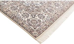 Tappeto Nain 9la Medaglione Floreale Verde Avorio 252x350 Cm