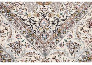 Tappeto Nain 9la Medaglione Floreale Avorio Beige 206x303 Cm