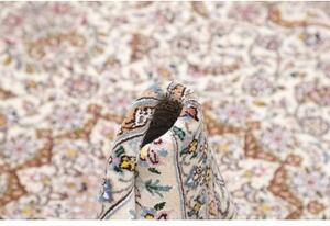 Tappeto Nain 9la Medaglione Floreale Avorio Beige 206x303 Cm
