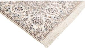 Tappeto Nain 9la Medaglione Floreale Verde Avorio 202x308 Cm