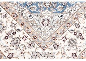Tappeto Nain 9la Medaglione Floreale Blu Beige 249x353 Cm