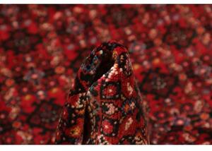 Tappeto Hamadan Stilizzato Rosso Scuro Blu Scuro Corsia 120x510 Cm