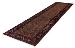 Tappeto Hamadan Stilizzato Marrone Borgogna Corsia 105x400 Cm