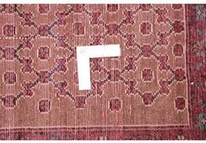 Tappeto Hamadan Stilizzato Marrone Borgogna Corsia 105x400 Cm
