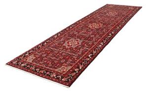 Tappeto Hamadan Stilizzato Bordeaux Nero Corsia 116x392 Cm