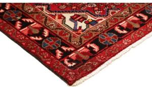 Tappeto Hamadan Stilizzato Rosso Blu Scuro Corsia 117x412 Cm