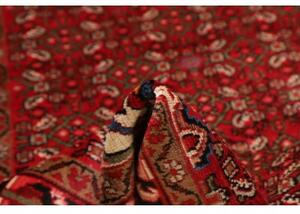 Tappeto Hamadan Stilizzato Rosso Blu Scuro Corsia 117x412 Cm