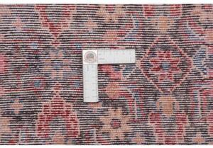 Tappeto Hamadan Stilizzato Blu Scuro Beige Corsia 110x532 Cm