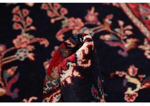 Tappeto Hamadan Stilizzato Blu Scuro Rosso Corsia 96x410 Cm