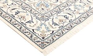 Tappeto Nain Kashmar Medaglione Floreale Rosso Avorio 200x250 Cm