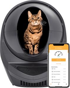 Lettiera automatica autopulente per gatti Litter Robot III Connect WIFI Grigio