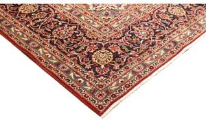 Tappeto Ardakan Medaglione Floreale Rosso Blu Scuro 260x350 Cm