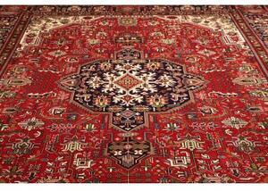 Tappeto Tabriz Stilizzato Rosso Blu Scuro 304x399 Cm