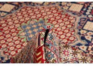Tappeto Nadjafabad Stilizzato Blu Scuro Rosso 275x410 Cm