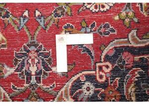 Tappeto Kashmar Medaglione Floreale Rosso Blu Scuro 295x393 Cm