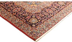 Tappeto Ardakan Medaglione Floreale Rosso Blu Scuro 303x414 Cm