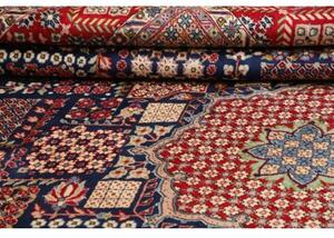 Tappeto Nadjafabad Stilizzato Blu Scuro Rosso 275x410 Cm