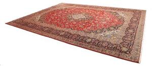 Tappeto Ardakan Medaglione Floreale Rosso Blu Scuro 303x414 Cm