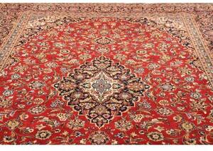 Tappeto Ardakan Medaglione Floreale Rosso Blu Scuro 256x376 Cm