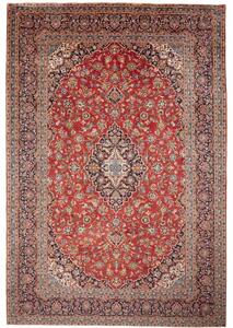 Tappeto Ardakan Medaglione Floreale Rosso Blu Scuro 256x376 Cm