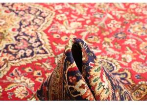 Tappeto Tabriz Medaglione Floreale Rosso Blu Scuro 298x410 Cm