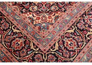 Tappeto Kashmar Medaglione Floreale Rosso Blu Scuro 297x410 Cm