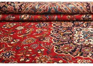 Tappeto Ardakan Medaglione Floreale Rosso Blu Scuro 300x410 Cm