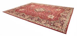 Tappeto Kashmar Medaglione Floreale Rosso Blu Scuro 300x396 Cm